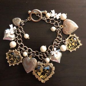 Cheetah charm bracelet